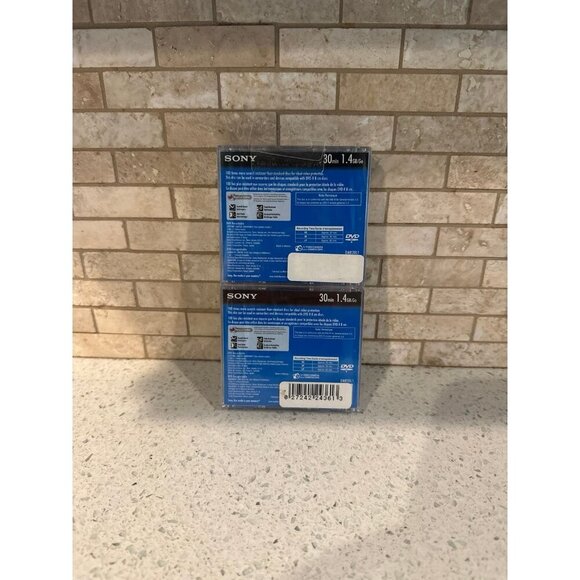 NEW SONY DVD-R 30 MIN 1.4 GB ACCUCORE DISC FOR HANDYCAM‎ CAMCORDER 6 PACK - Picture 2 of 2